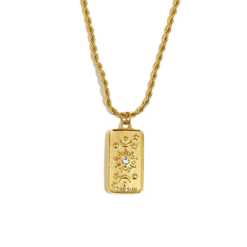 Lila's Sun necklace