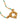 Lina's Beaded Charm Necklace Gold