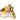 Lyla's Cross Ring Gold Clear