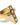 Lyla's Cross Ring Gold Clear