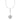 Margot's Heart Necklace Silver