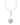 Margot's Heart Necklace Silver