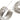 Maria's Celestial Earrings Silver