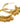 Marina's Feather Hoops Gold
