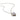 Melina's Heart Necklace Silver Clear