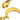 Meredith's Palm Earrings Gold