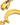 Meredith's Palm Earrings Gold