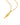Mira's Fish Necklace Gold