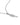 Mira's Fish Necklace Silver