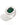 Olivia's Ring Silver Green