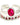 Paloma's Pink Ring Silver