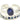 Paloma's Ring Silver Navy