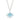 Philomena's Resin Necklace Silver
