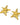 Pia's Starfish Earrings Gold