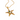 Pim's Starfish Necklace Gold Multicolor
