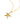 Pim's Starfish Necklace Gold Multicolor