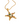 Pim's Starfish Necklace Gold Multicolor
