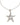 Pim's Starfish Necklace Silver White