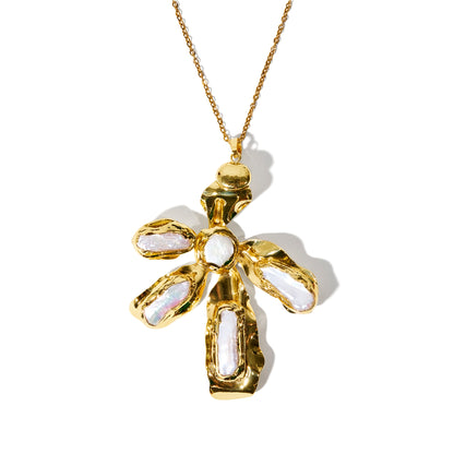 Zinnia's Flower Pendant