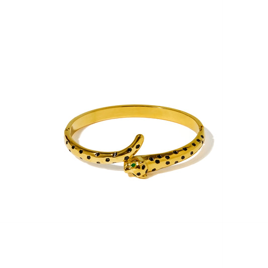 Martha’s Jaguar Bangle In Gold
