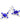 Rhiannon's Blue Drop Earrings Silver