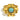 Riya's Flower Ring Gold Blue