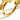 Rosie's Cross Huggies Gold White