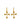 Rosie's Cross Huggies Gold White