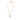Rosie's Cross Necklace White