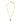 Rosie's Cross Necklace White