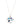 Saskia's Gemstone Pendant Silver