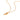 Stella's Fish Necklace Gold