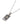 The Wheel Tarot Card Necklace Silver