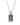 The Wheel Tarot Card Necklace Silver
