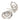 Tilly's Swirl Earrings Silver
