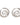 Tilly's Swirl Earrings Silver