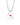 Vesper's Ace of Hearts Necklace Silver