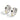 Victoria's Multicoloured Hoops Silver