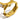 Vidia's Hoops Gold White