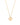 Viola's Heart Necklace Gold White
