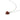 Viola's Heart Necklace Silver Red